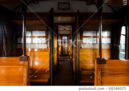 interior of a Centoporte compartment train coach interior of a Centoporte compartment train coach 68246025