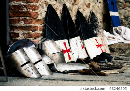 medieval armory in a castle medieval armory in a castle 68246205