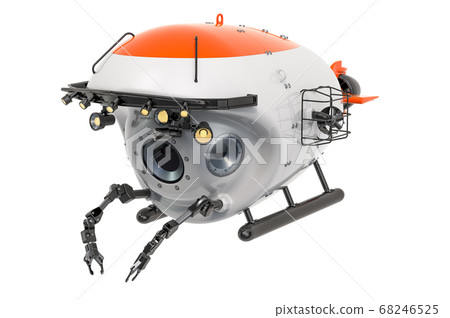 Bathyscaphe, 3D rendering - Stock Illustration [68246525] - PIXTA