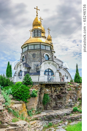 Temple Complex with landscape Park in Buki, 68246556