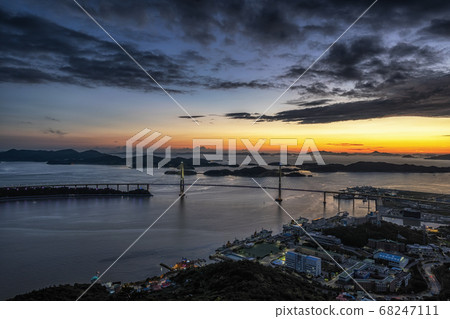 Mokpo Bridge after Sunset Mokpo Bridge after Sunset 68247111