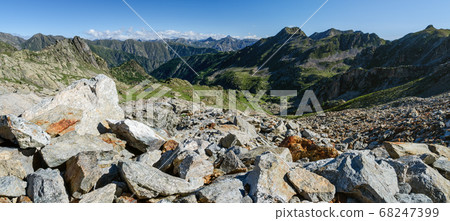 Vinadio, path in the mountains of Maritime Alps Vinadio, path in the mountains of Maritime Alps 68247399