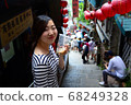 Woman sightseeing in Chiufen 68249328