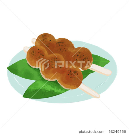 Gohei麻chi團子型水彩風格插畫 68249366