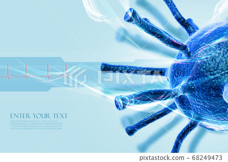 Conceptual virus illustration Conceptual virus illustration 68249473