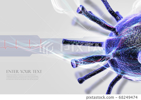 Conceptual virus illustration Conceptual virus illustration 68249474