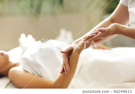 Professional massage of hands 68249613
