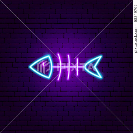Dead Fish Neon Sign Dead Fish Neon Sign 68249763