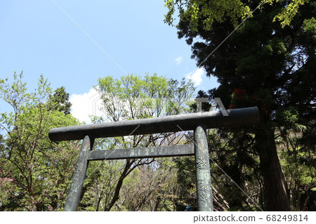 Oyama Akuri Shrine head office approach Oyama Akuri Shrine head office approach 68249814