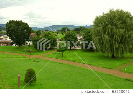 100 famous castles in Japan and Matsushiro Castle 68250041