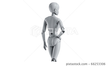mannequin woman isolated mannequin woman isolated 68253306