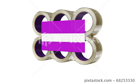 Duct tape packaging stick object Duct tape packaging stick object 68253330