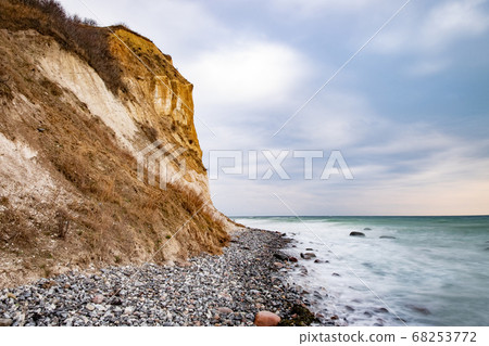 coastline of baltic sea near Kap Arkona promontory 68253772