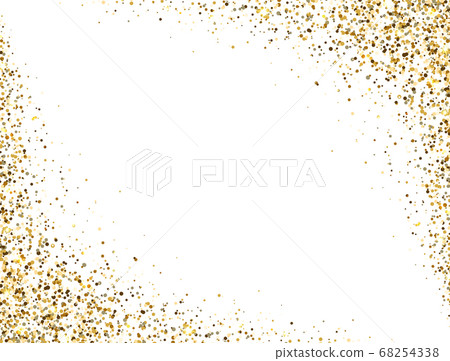 Glitter gold frame with space for text. Luxury Glitter gold frame with space for text. Luxury 68254338