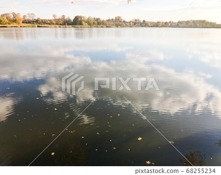 Autumn landscape beautiful with trees Autumn landscape beautiful with trees 68255234