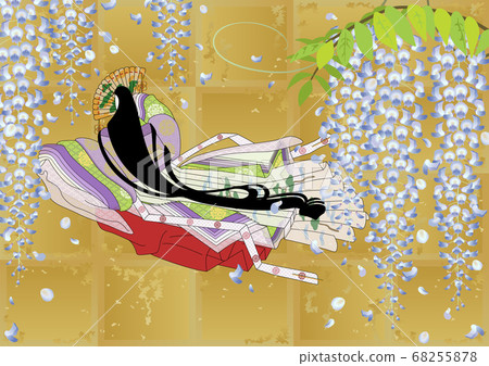 服裝的平安形象插畫女人 68255878