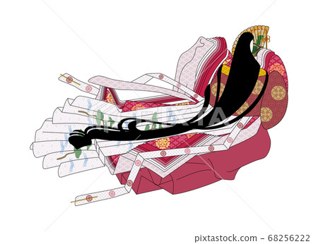 服裝的平安形象插畫女人 68256222