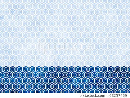 Japanese pattern, turtle shell - Stock Illustration [68257469] - PIXTA