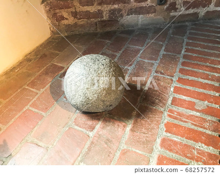 Old large stone ancient medieval iron 68257572