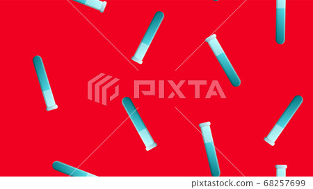 Endless seamless pattern of medical scientific 68257699
