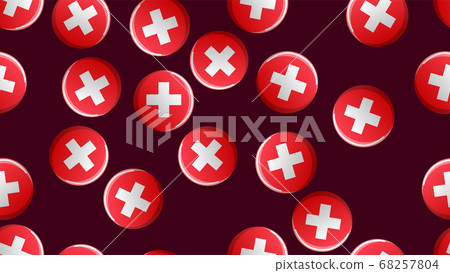 Endless seamless pattern of medical scientific 68257804