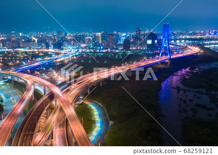 Taiwan, New Taipei City, the beautiful twists and Taiwan, New Taipei City, the beautiful twists and 68259121