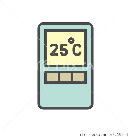 Air conditioner control vector icon design, - Stock Illustration ...