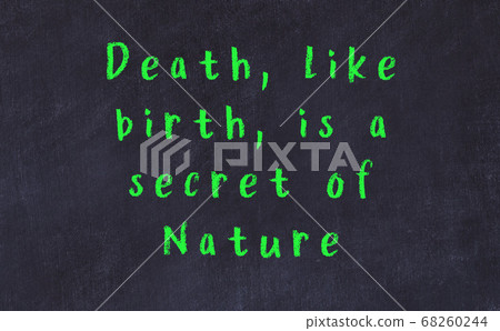 Chalk wise inscription on black chalkboard Chalk wise inscription on black chalkboard 68260244