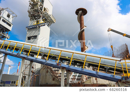 Metal iron structures, industrial production 68260316