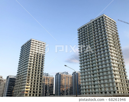 Tall beautiful monolithic-frame panel buildings Tall beautiful monolithic-frame panel buildings 68261946