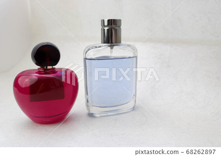 Two beautiful glass transparent shiny fashionable Two beautiful glass transparent shiny fashionable 68262897