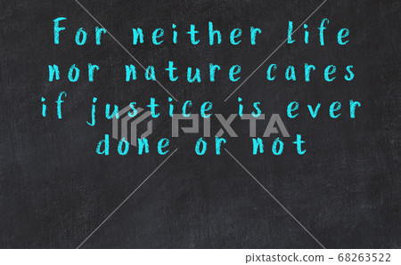 Chalk wise inscription on black chalkboard 68263522