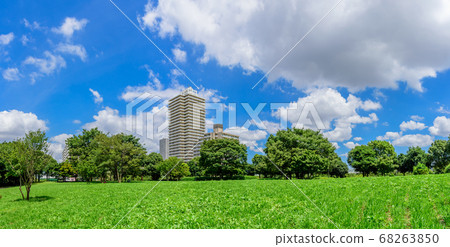 Condominiums from Oshima Komatsugawa Park Condominiums from Oshima Komatsugawa Park 68263850