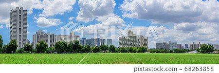 Condominiums from Oshima Komatsugawa Park Condominiums from Oshima Komatsugawa Park 68263858