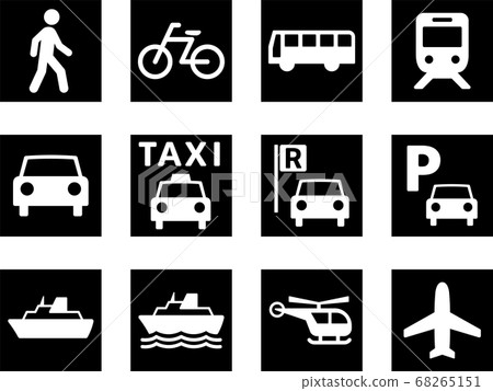 簡單交通圖標集（概述版） 68265151