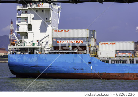 Tamashima Harbor Island Kanbara Kisen Crystal Arrow Container Ship Kurashiki City, Okayama Prefecture Tamashima Harbor Island Kanbara Kisen Crystal Arrow Container Ship Kurashiki City, Okayama Prefecture 68265220