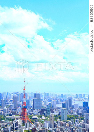 Tokyo, Tokyo cityscape and Tokyo Tower Tokyo, Tokyo cityscape and Tokyo Tower 68265965