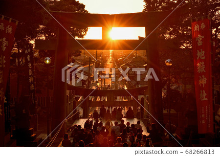 Miyaji Dake神社的光路 Miyaji Dake神社的光路 68266813