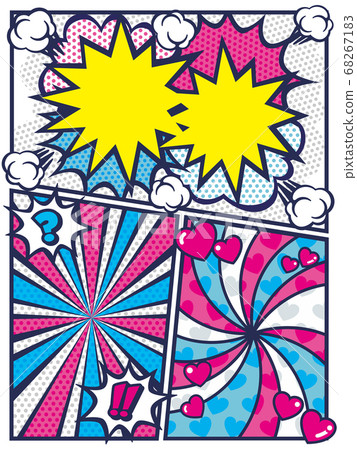 American comic style speech bubble material American comic style speech bubble material 68267183