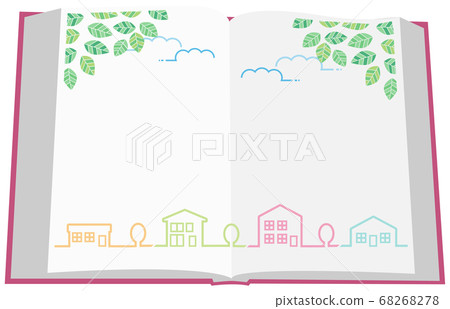 Book memo pad diary notebook cityscape Book memo pad diary notebook cityscape 68268278