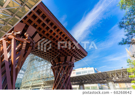 Kanazawa Station Monument in the afternoon [Ishikawa Prefecture] 68268642