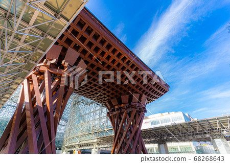 Kanazawa Station Monument in the afternoon [Ishikawa Prefecture] 68268643