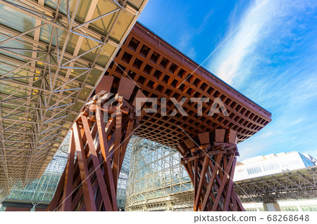 Kanazawa Station Monument in the afternoon [Ishikawa Prefecture] 68268648