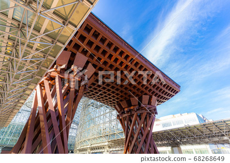Kanazawa Station Monument in the afternoon [Ishikawa Prefecture] 68268649