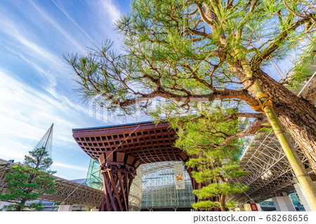 Kanazawa Station Monument in the afternoon [Ishikawa Prefecture] 68268656