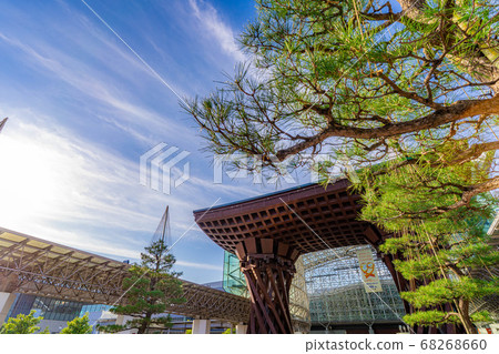 Kanazawa Station Monument in the afternoon [Ishikawa Prefecture] 68268660