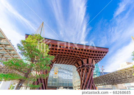 Kanazawa Station Monument in the afternoon [Ishikawa Prefecture] 68268685