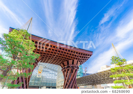 Kanazawa Station Monument in the afternoon [Ishikawa Prefecture] 68268690