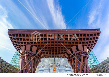 Kanazawa Station Monument in the afternoon [Ishikawa Prefecture] 68268693