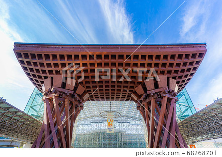 Kanazawa Station Monument in the afternoon [Ishikawa Prefecture] 68268701